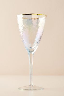 Zaza Iridescent Wine Glasses, Set of 4