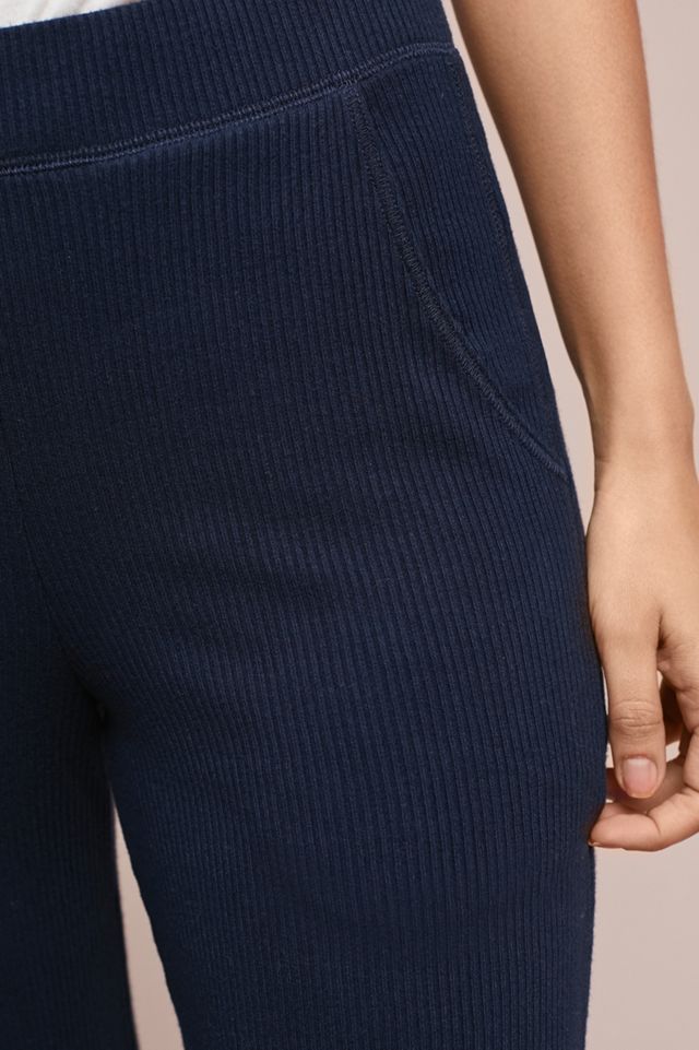 Ribbed Wide-Leg Pants #2