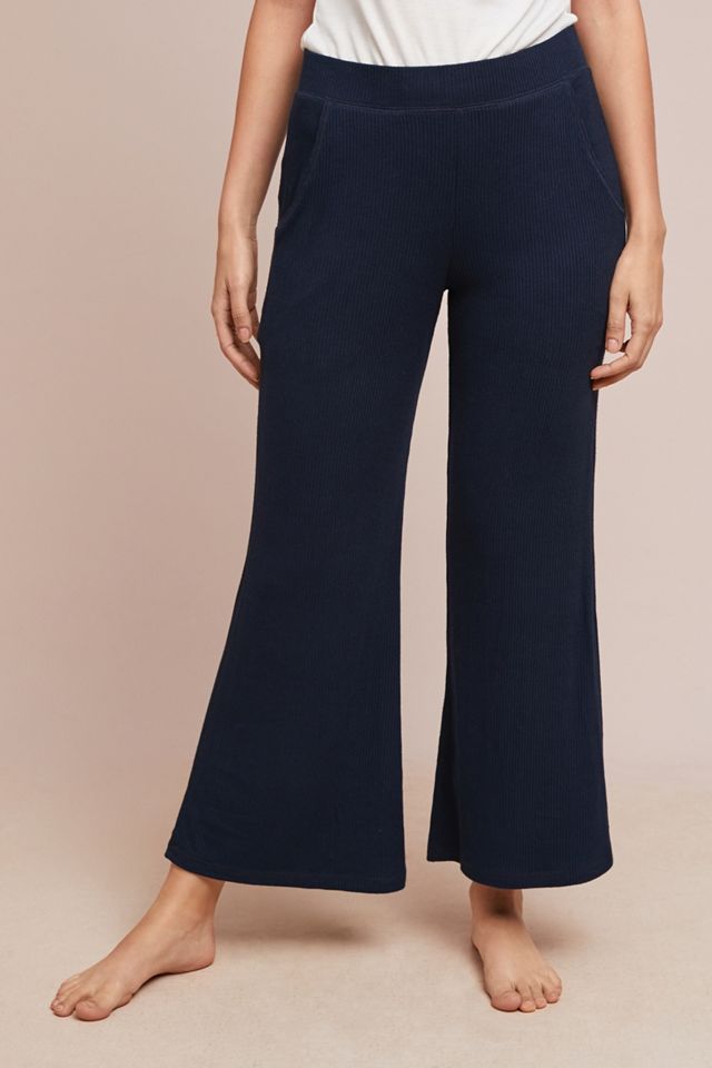 Ribbed Wide-Leg Pants #3