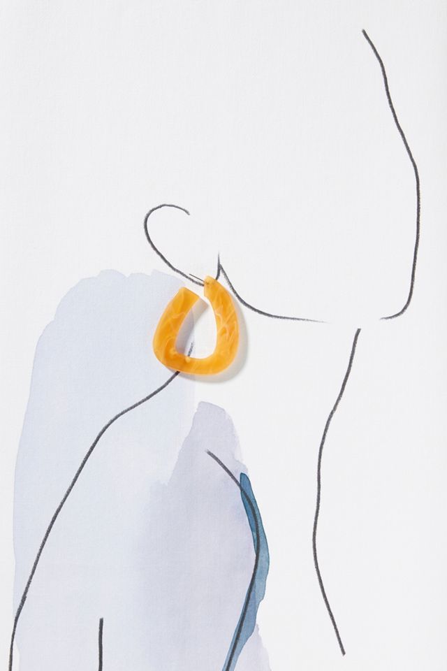 Triangle Hoop Earrings #2