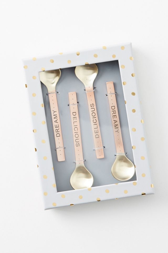 Albertina Condiment Spoons, Set of 4 #1