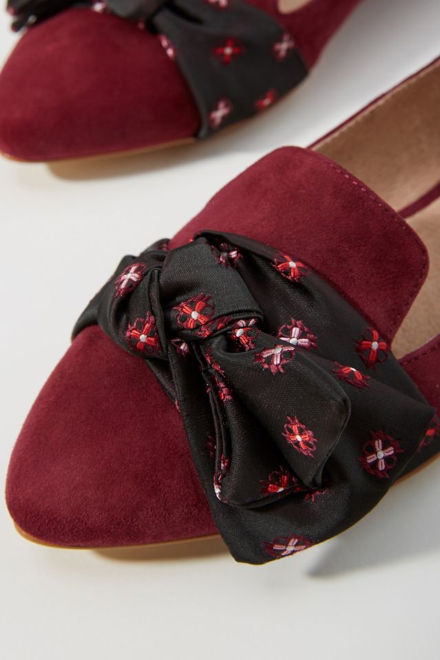 Anthropologie Kerchief Bow Flats #2