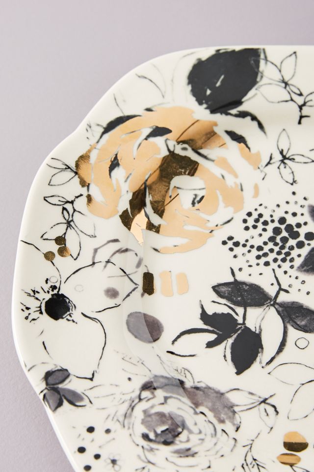 Lauren Wan Floral Vine Serving Platter #2