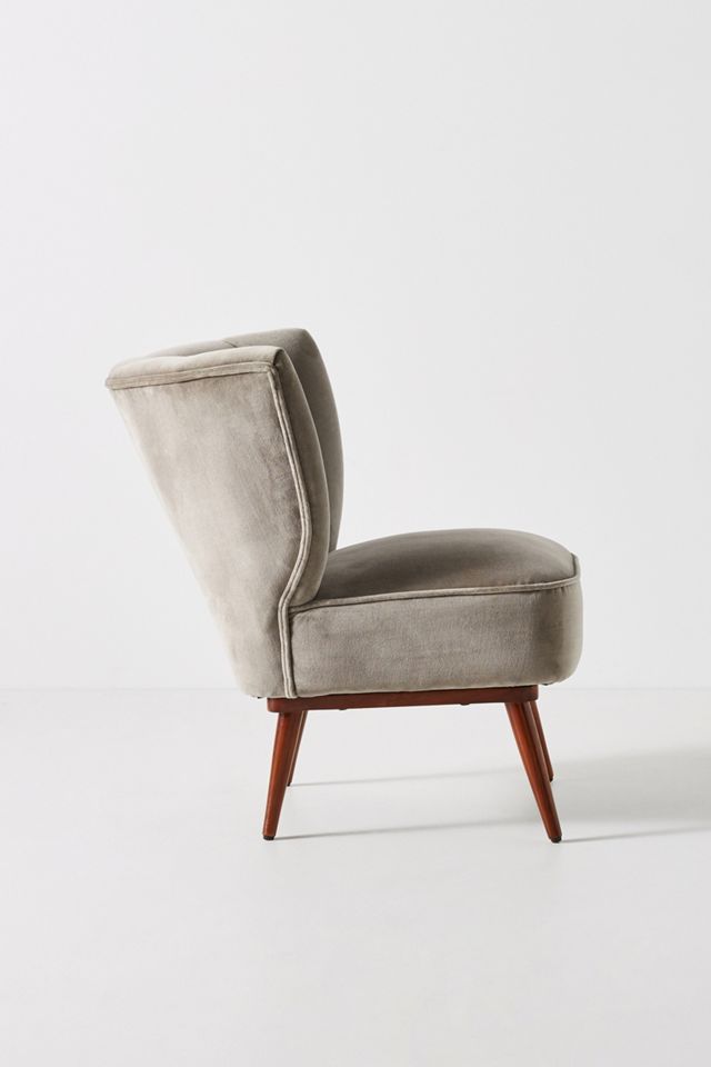 Fluted Petite Accent Chair #2