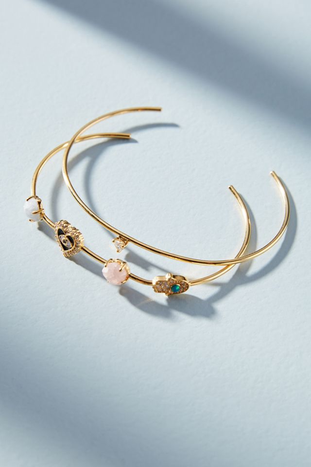 Bracelet 14k Serefina Crystal Cuff Bracelet Charmed Cuff Bracelet