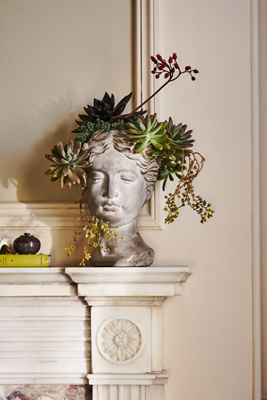Grecian Bust Pot - Large