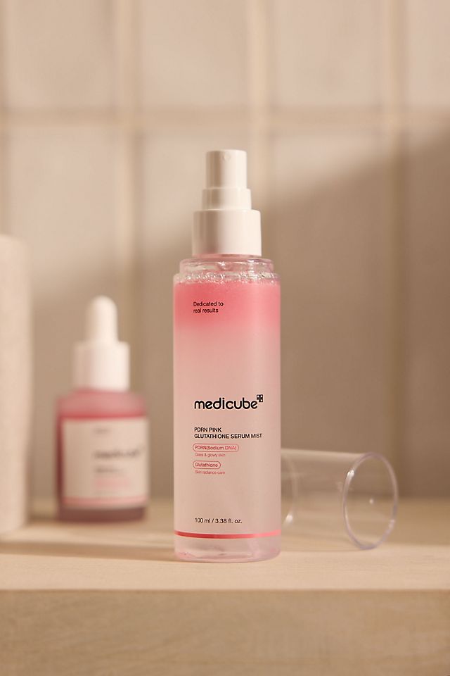 medicube pdrn pink glutathione serum mist 100ml Immediate caring of calming moisture care with the micro mist of high Medicube PDRN Pink Glutathione Serum