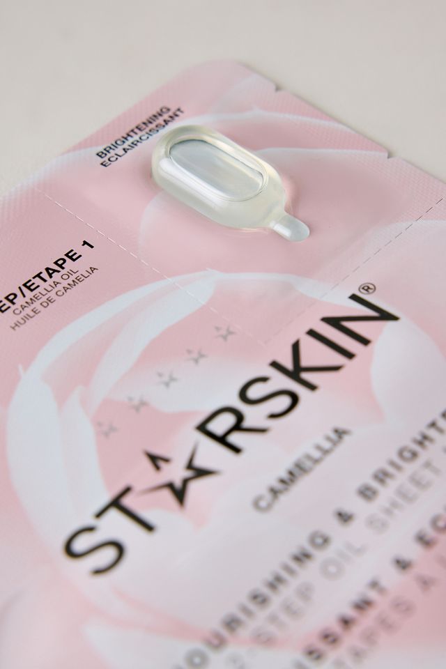 Masque en feuille à l'huile nourrissant et illuminateur en 2 étapes STARSKIN #2