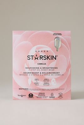 Masque en feuille à l'huile nourrissant et illuminateur en 2 étapes STARSKIN