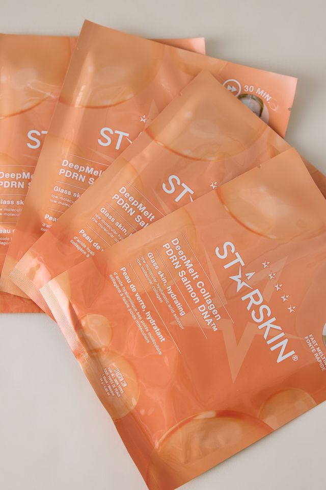 STARSKIN Masque visage DeepMelt PDRN Collagène, Paquet de 4 #1