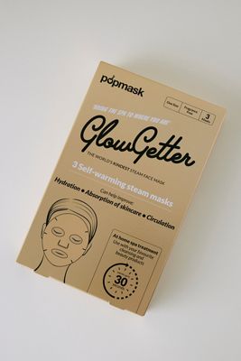 Popmask Glow Getter Self-Warming Steam Face Mask, 3 Pack