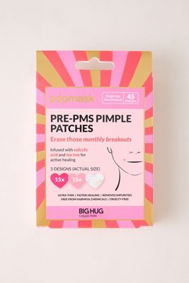 Popmask Big Hug Pre-PMS Pimple Patches, 45 Pack
