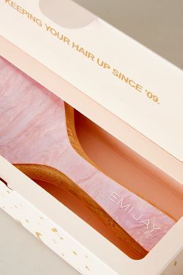 Emi Jay Bamboo Pink Sugar Paddle Brush
