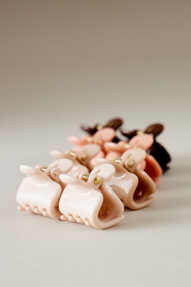 Kitsch Mini Puffy Hair Claw Clips, Set of 8 #1