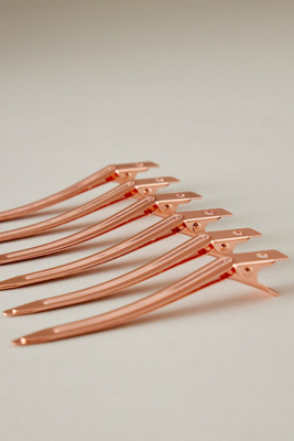 Kitsch Professional Styling Clips, Set Of 6 In White