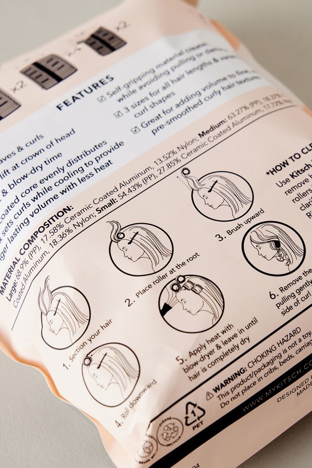 Kitsch Ceramic Thermal Rollers, Set of 8 #1