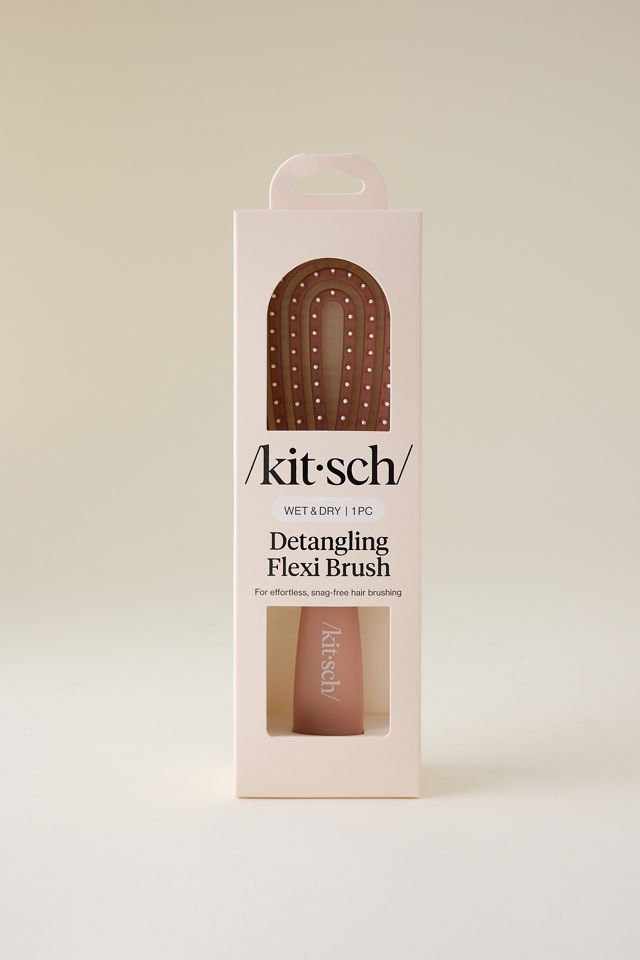 Kitsch Terrakotta Entwirrende Flexi Haarbürste #1