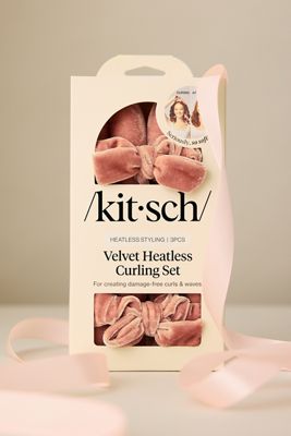 Kitsch Ensemble de bouclage sans chaleur en velours