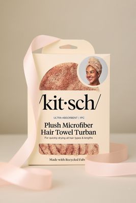 Turban en microfibre peluche Kitsch pour les cheveux