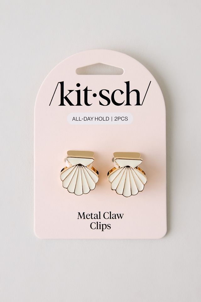 Pinzas Mini de Metal con Forma de Concha Kitsch #2