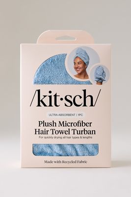 Kitsch Plüsch-Mikrofaser-Haarturban