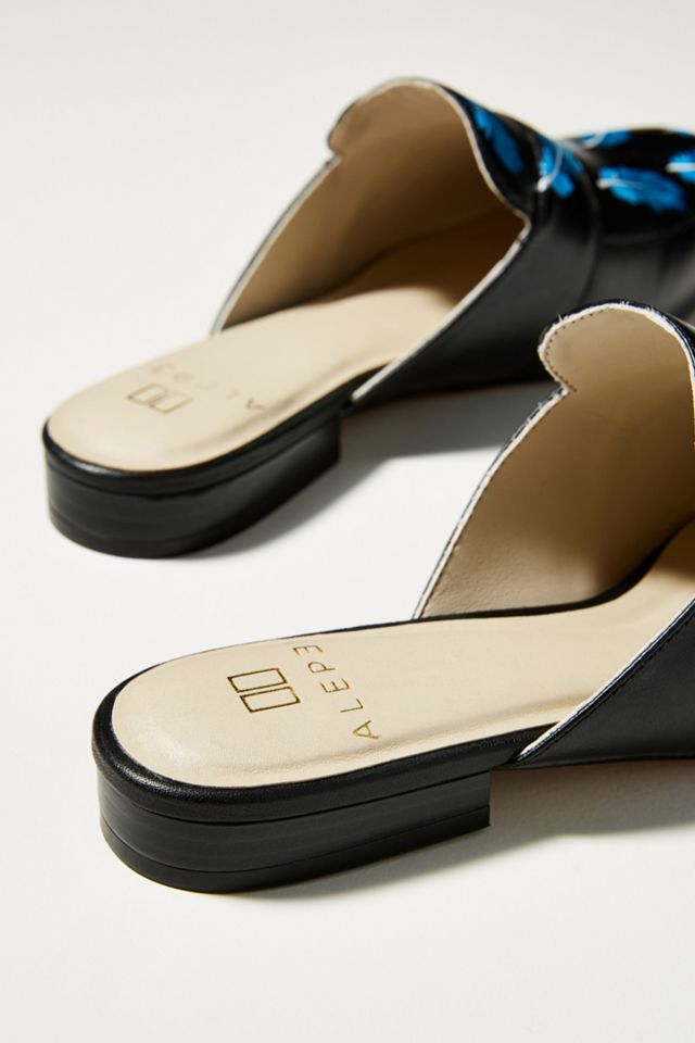 Alepel Cobalt Feather Slides #3