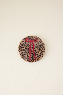 Espejo Compacto con Lazo de Leopardo Solar Eclipse