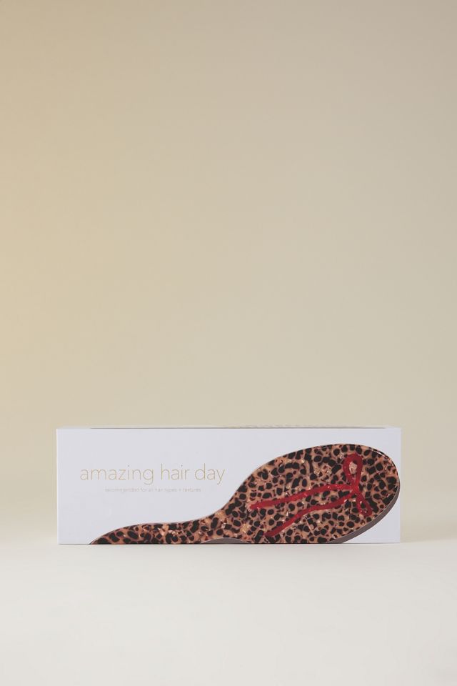 Brosse à cheveux avec nœud léopard Solar Eclipse #2