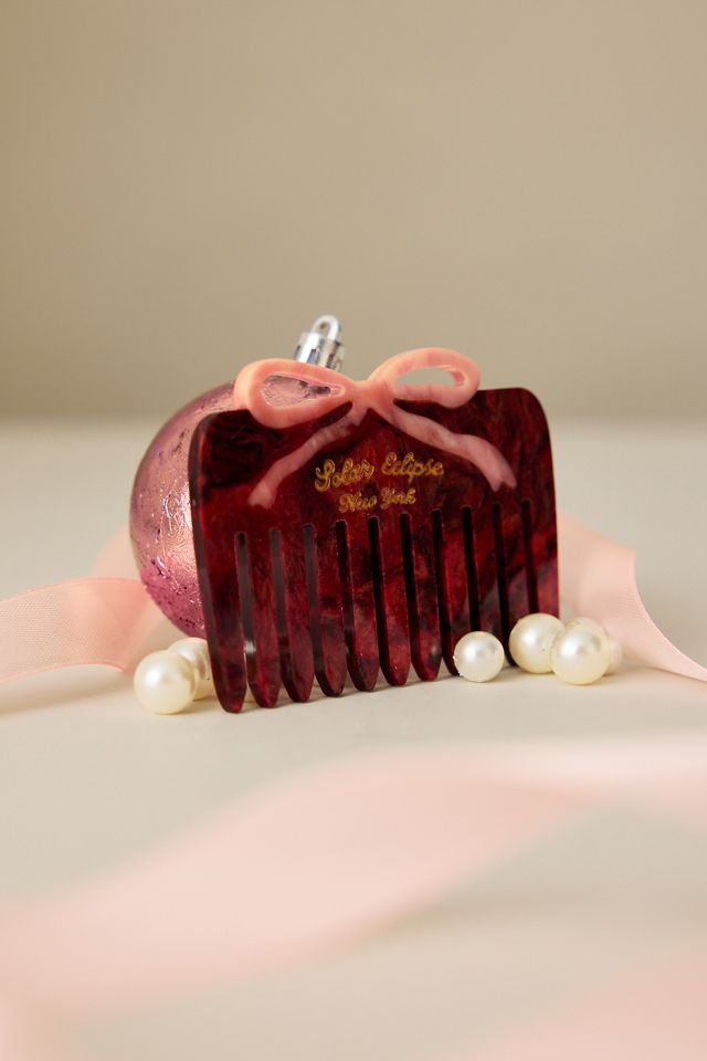 Pettine con Fiocco Rosso Solar Eclipse #1