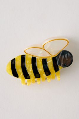 Solar Eclipse Handpainted Bee Claw Hair Clip