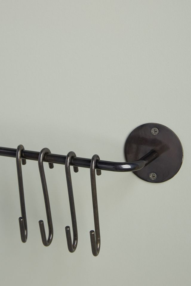 Lea Wall-Mounted Pot & Utensil Rack #1