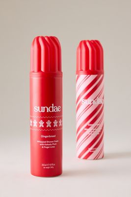 Sundae Candy Cane Whipped Shower Foam