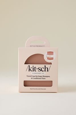 Kitsch Terrakotta-Reiseetui mit 2 Fächern
