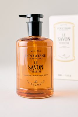 L'Occitane Verbena Liquid Hand Soap 350ml - Glass Bottle