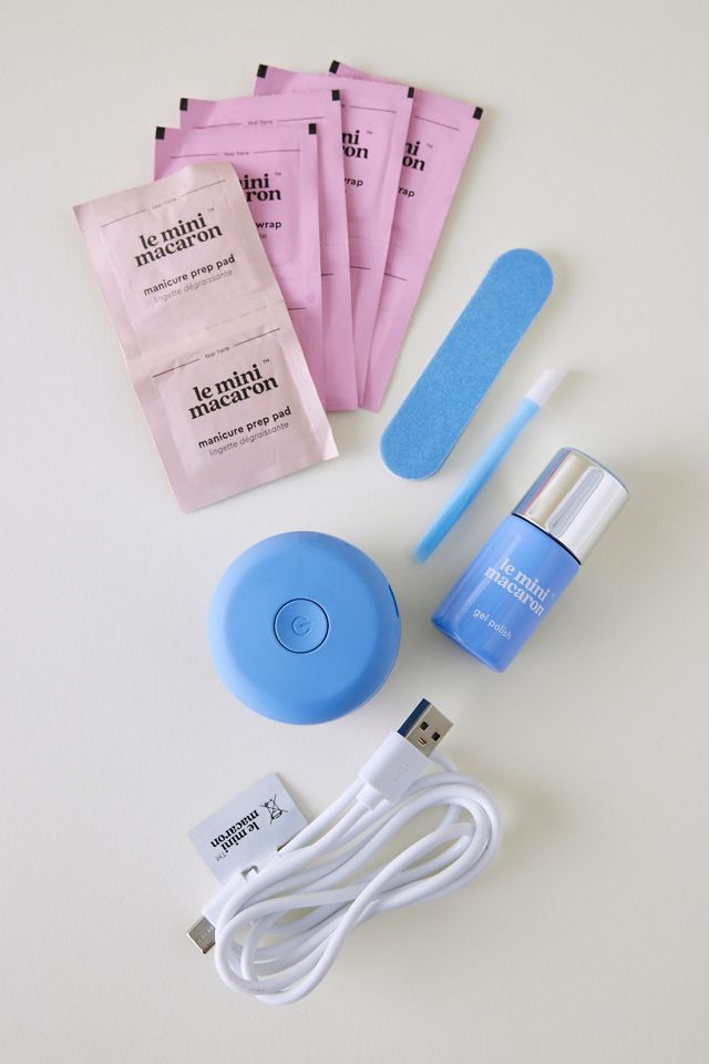 Le Mini Macaron Fleur Bleue Gel Manicure Kit #1
