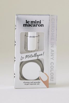 Le Mini Macaron Le Set de Poudre Chrome Métallique