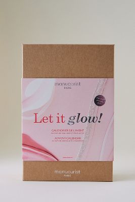 Manucurist Let It Glow Nail & Hand Care Advent Calendar In Pink