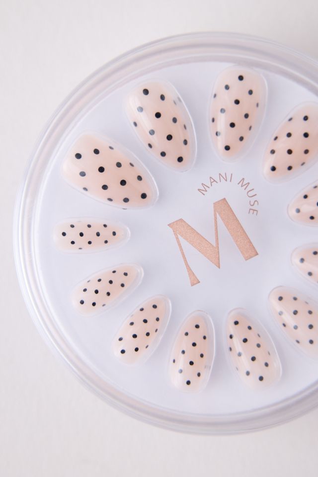 Mani Muse Spotted Past Midnight QikTips Press-On Nails #1