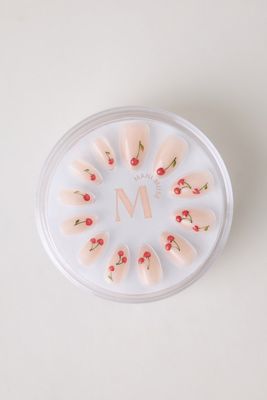 Mani Muse Talk Cherry To Me QikTips Press-On Nails