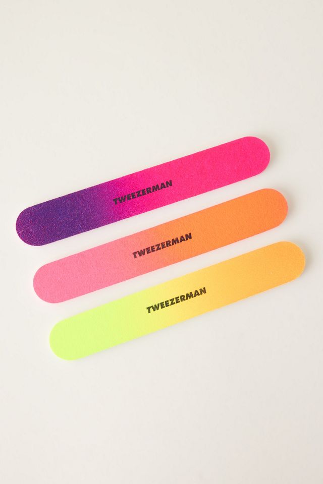 Tweezerman Neon Nail Files, 3 Pack #1