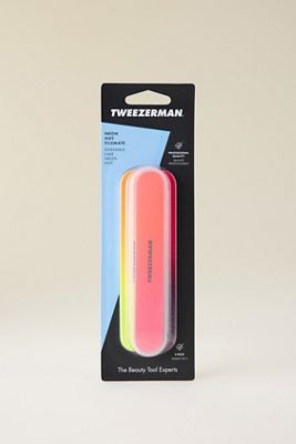 Tweezerman Neon Nail Files, 3 Pack