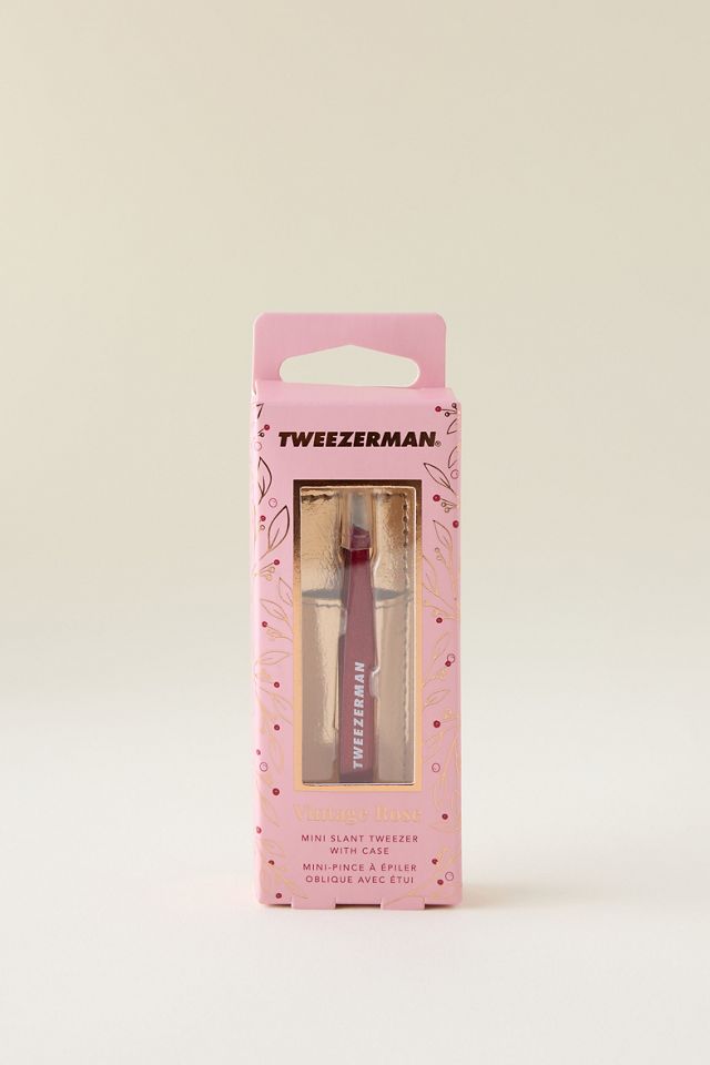 Tweezerman Vintage Rose Mini Slant Tweezer with Case #3