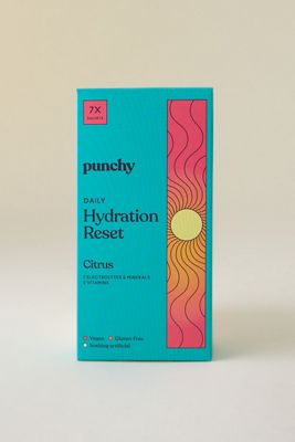 Punchy Daily Hydration Reset, 7 Sachets