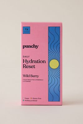 Punchy Daily Hydration Reset, 7 Sachets