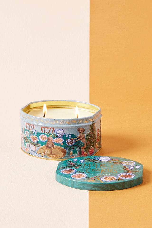 Holiday Tin Candle #1