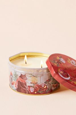 Holiday Tin Candle