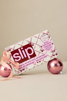 Slip Sweet Cherry Seiden Kopfkissenbezug Queen-Größe
