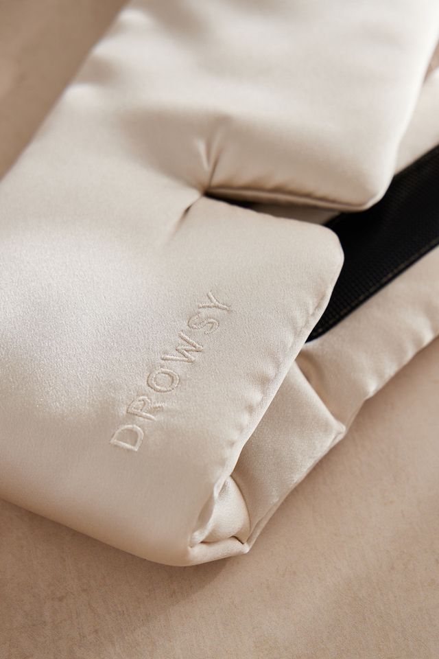 Drowsy Padded Blackout Silk Eye Mask #1
