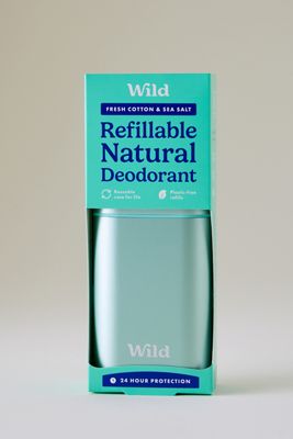 Wild Fresh Cotton & Seasalt Refillable Natural Deodorant