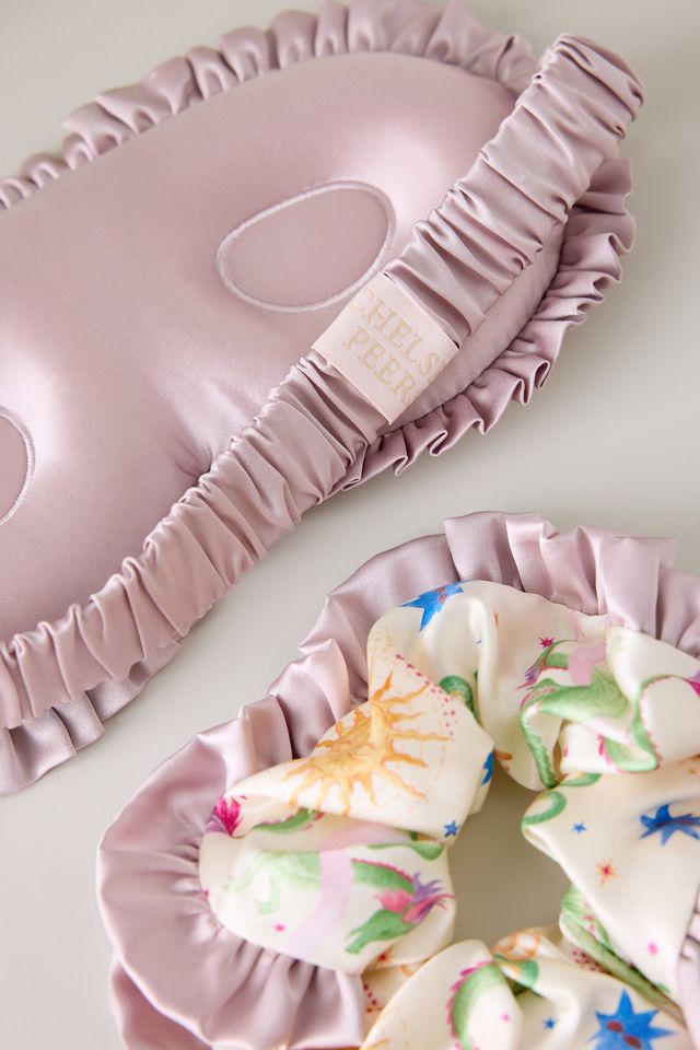 Chelsea Peers Set Regalo Maschera da Notte e Elastico per Capelli in Pura Seta con Drago Mitologico #1